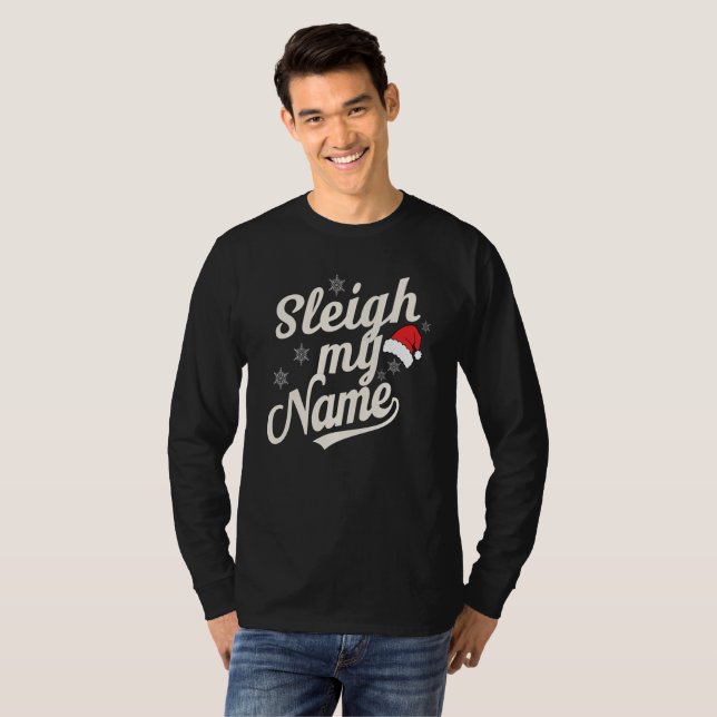 Camiseta Sleigh Name Vibes (Frente Completa)