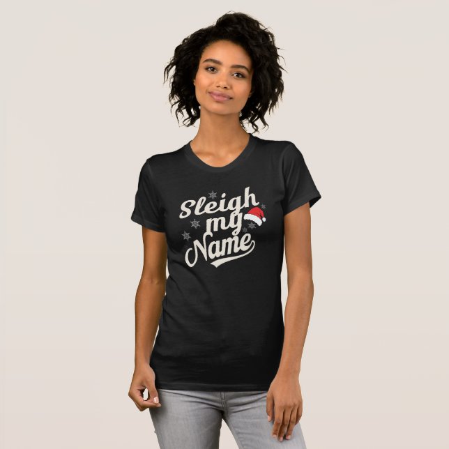 Camiseta Sleigh Name Vibes (Frente Completa)