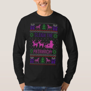 Camiseta Sleigh, O Feminismo Patriarcado Meme Feio