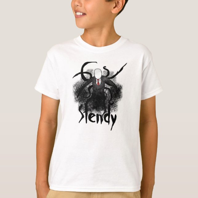 Camiseta Slenderman caçoa o t-shirt (Frente)