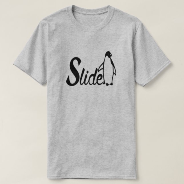Camiseta Slide Penguin Spirit design Shirt (Frente do Design)