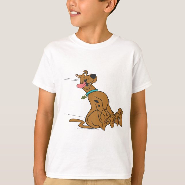 Camiseta Slide Scooby-Doo Com A Língua Para Fora (Frente)