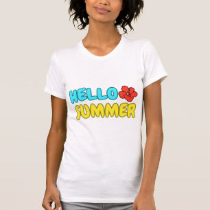 Camiseta Slim Fit Hello Summer