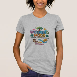 Camiseta Slim Fit Weekend Mood – Nature Girl Vibe