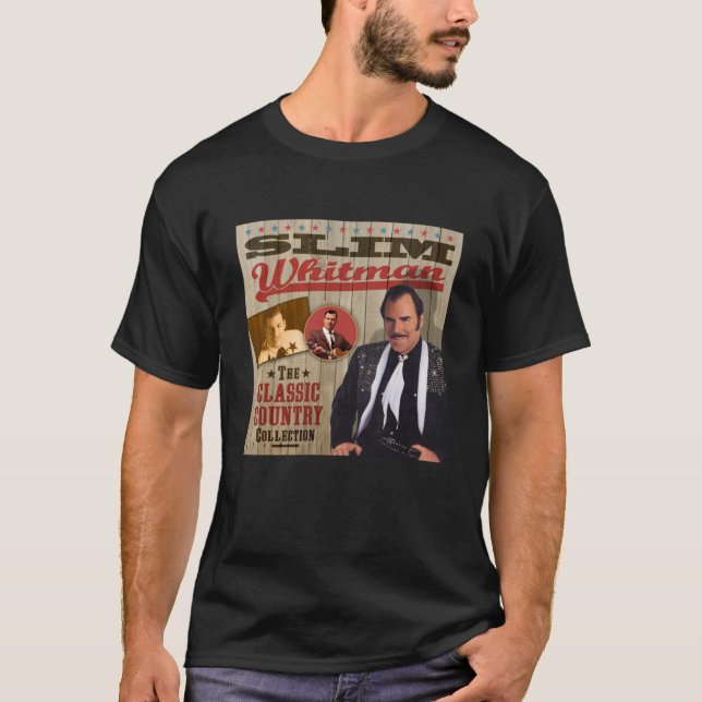 Camiseta Slim Whitman - Clas Clássicas de Coleção de Países (Frente)
