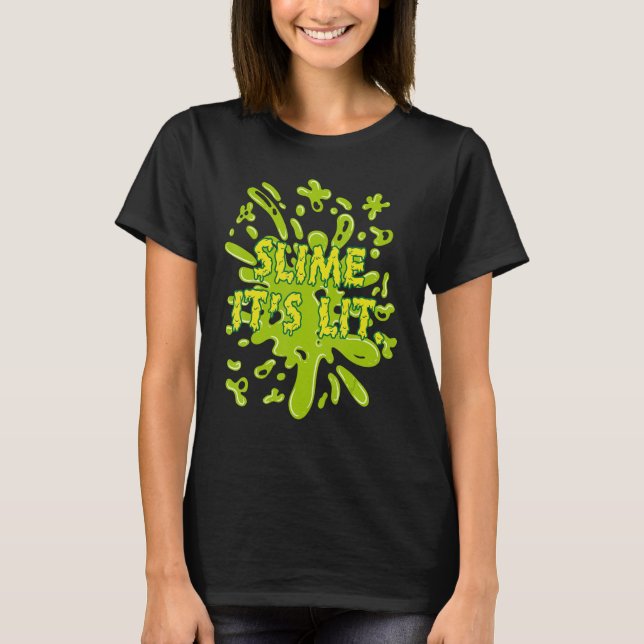 Camiseta Slime É Lit Trendy Slime (Frente)