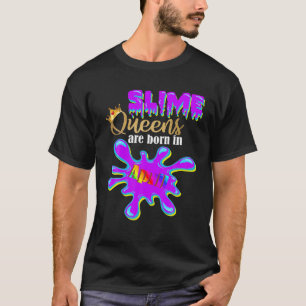 Camiseta Slimus Birthday Girl Party Slime Queens estão Nas