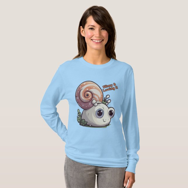 Camiseta Slimy e Adorando (Frente Completa)