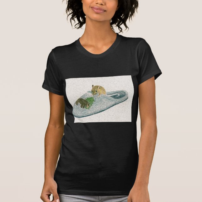 Camiseta Slipper do mouse (Frente)