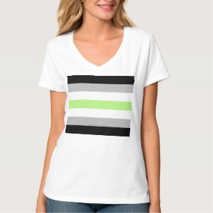 Camiseta SlipperyJoe's Agender Pride Flag gay Dons LGBTQIA