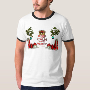 Camiseta SlipperyJoe's Feliz Árvore Artística de Natal