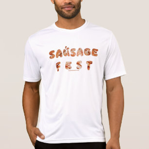 Camiseta SlipperyJoe's sausage fest word long Meat Juicy t