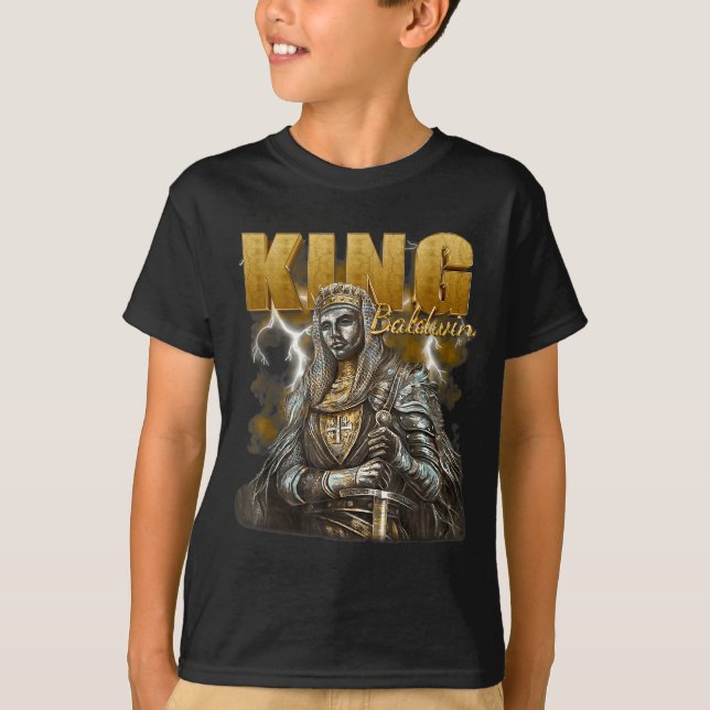 Camiseta Sliver Mask King Baldwin Iv Meme The Leper King Wa (Frente)