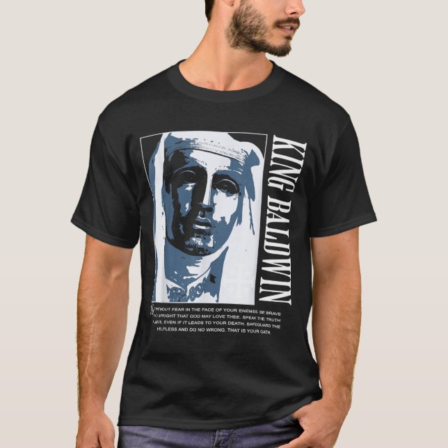 Camiseta Sliver Mask King Baldwin Iv Meme The Leper King Wa (Frente)