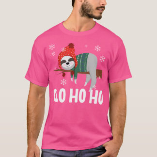 Camiseta Slo Ho Sloth Christmas