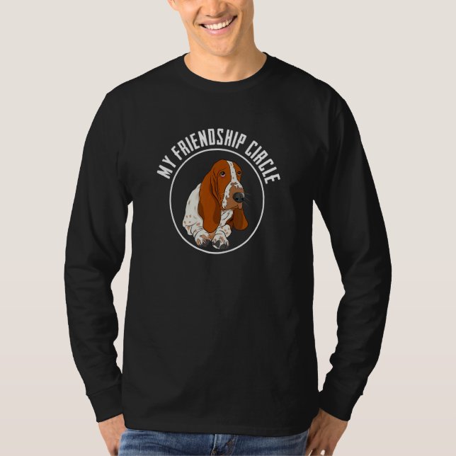 Camiseta Slog do Proprietário do Cão do Círculo de Amizade  (Frente)