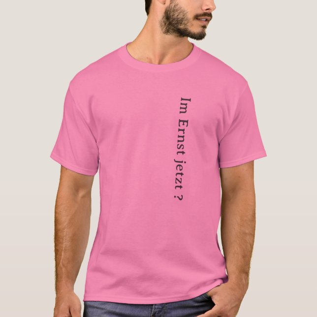 Camiseta Slogan alemão - Sério? (Frente)