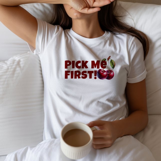 Camiseta Slogan da mãe da cereja vermelha engraçada (Criador carregado)