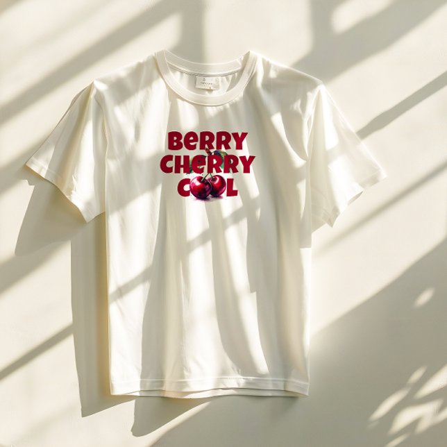 Camiseta Slogan da mãe da cereja vermelha engraçada (Criador carregado)