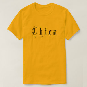 Camiseta Slogan de Filme Chica Gothic Blackletter