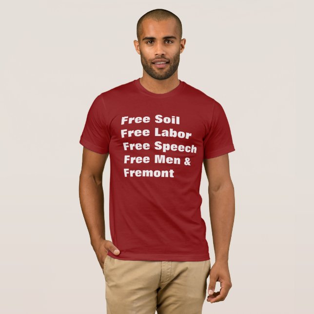 Camiseta Slogan de Fremont (Frente Completa)
