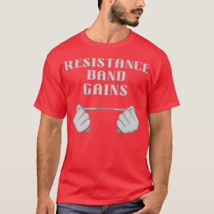 Camiseta Slogan de Motivação da Banda de Resistência