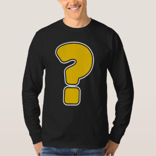 Camiseta Slogan de Ponto de Pergunta