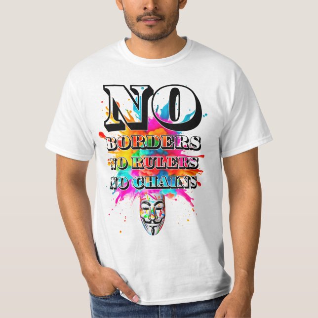 Camiseta Slogan de protesto. Anônimo. (Frente)