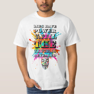 Camiseta Slogan de protesto. Anônimo.