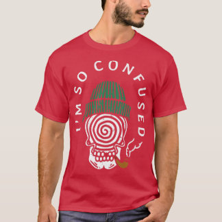 Camiseta Slogan de Skeleton engraçado