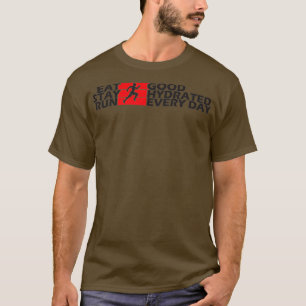 Camiseta Slogan de vida saudável