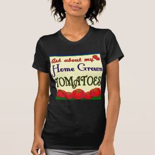 Camiseta Slogan do Jardim do Tomato Homegrown