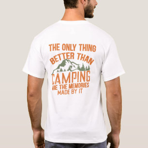 Camiseta Slogan engraçado da câmera citações de acampamento