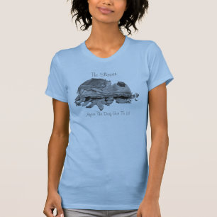 Camiseta slogan engraçado design rasgado da arte do