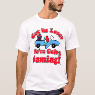 Camiseta Slogan Engraçado do Gaming