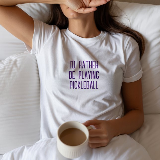 Camiseta Slogan engraçado do Sonho de Pickleball Lover (Criador carregado)