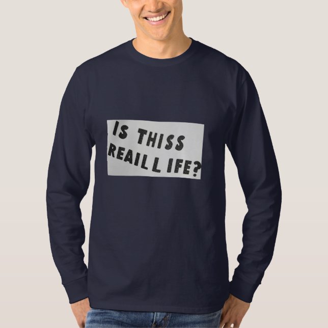 Camiseta Slogan impresso T Shirt para homens (Frente)