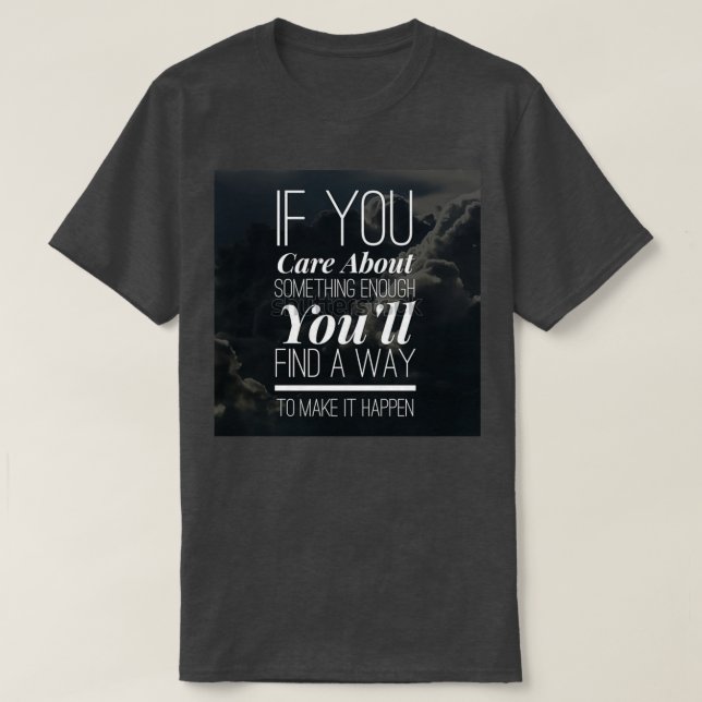 Camiseta Slogan Motivacional (Frente do Design)
