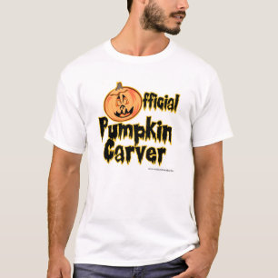 Camiseta Slogan Oficial de Pumpkin Carver Halloween