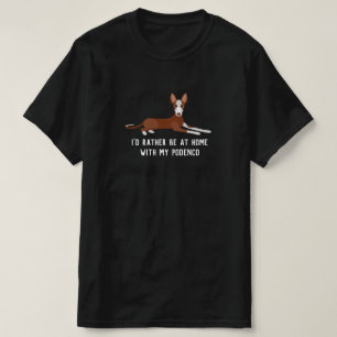 Camiseta Slogan personalizado do Podenco Dog T-Shirt