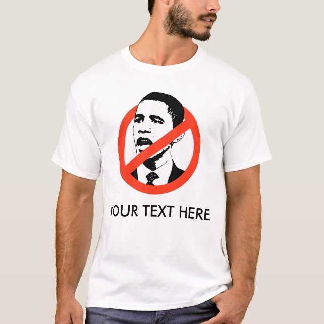 CAMISETA SLOGAN PERSONALIZADOS DE OBAMA (Frente)