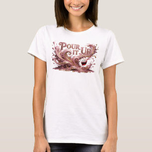 Camiseta Slogan PINK TRENDY PARA DERRAMAR