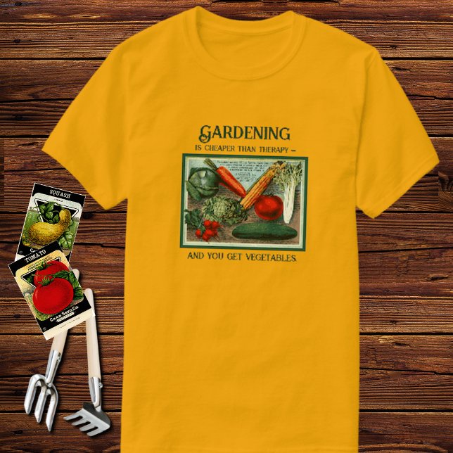 Camiseta Slogan T-Shirt do Jardim de Pacotes de Sementes da (Criador carregado)