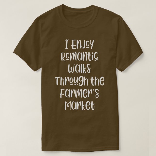 Camiseta Slogan Vegetariano Engraçado (Frente do Design)
