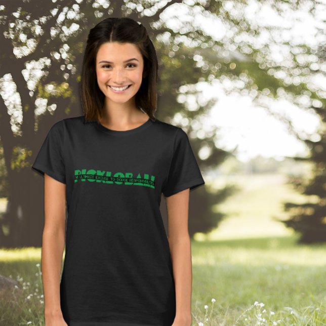 Camiseta Slogan verde engraçado do Sonho de Pickleball Love (Criador carregado)