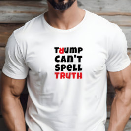 Camiseta Slogan vermelho branco do protesto anti-trump