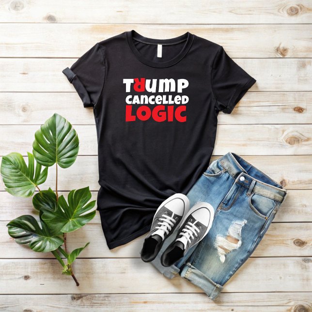 Camiseta Slogan vermelho negro do protesto anti-trump (Criador carregado)