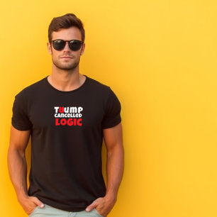 Camiseta Slogan vermelho negro do protesto anti-trump