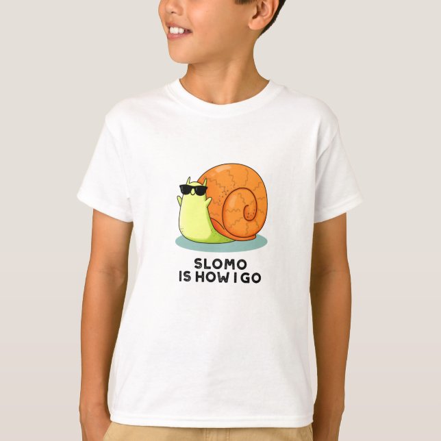 Camiseta Slomo É Como Eu Fico Engraçado Caracol (Frente)