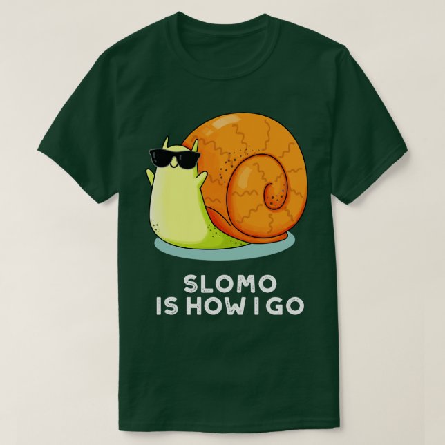 Camiseta Slomo É Como Eu Fico Engraçado Caracol (Frente do Design)